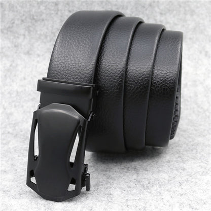 Microfiber Leather Ratchet Belt