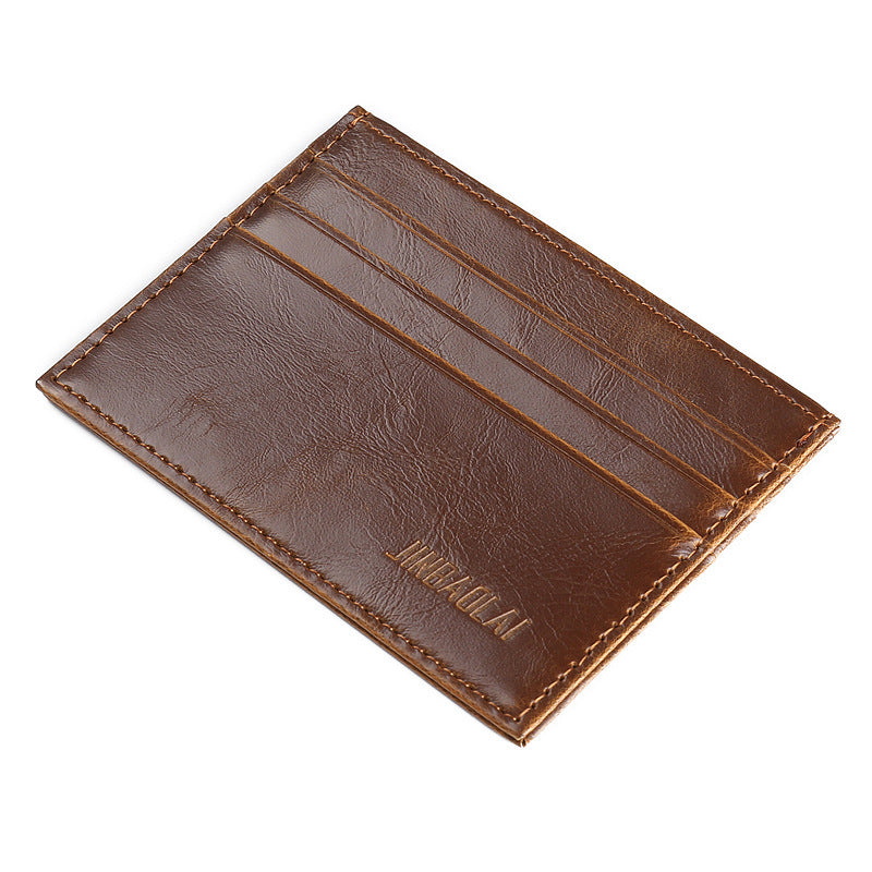 Super thin card holder men's small card holder