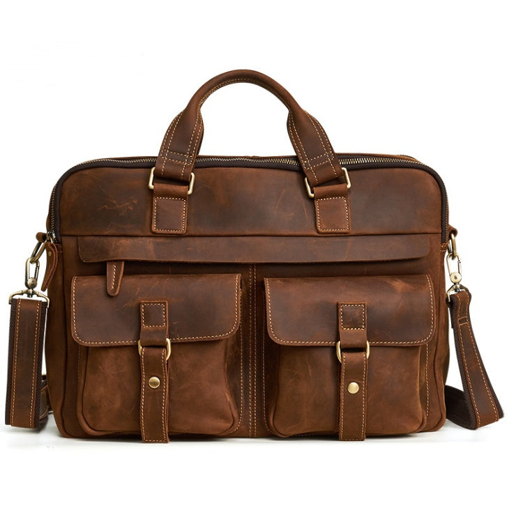 Cowhide Briefcase Bag