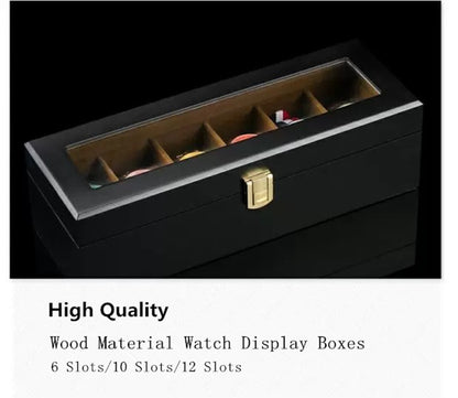 Wood Watch Storage Box