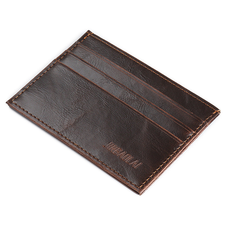 Super thin card holder men's small card holder