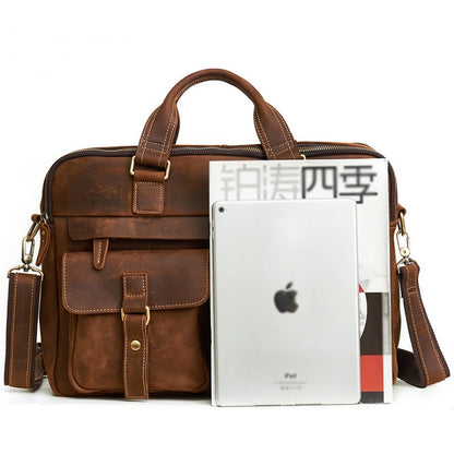 Cowhide Briefcase Bag