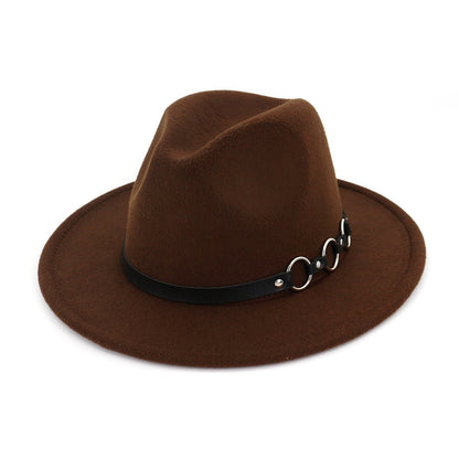 Woolen Gentleman Fedora Hat