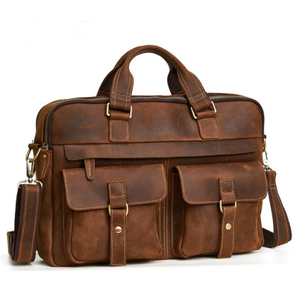 Cowhide Briefcase Bag