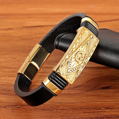 Scorpion Leather Bracelet