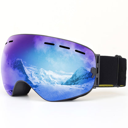 Spherical Mirror Ski Goggles