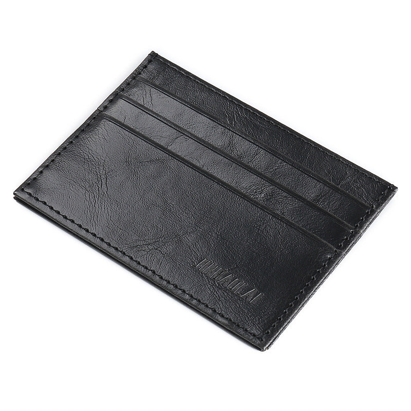 Super thin card holder men's small card holder