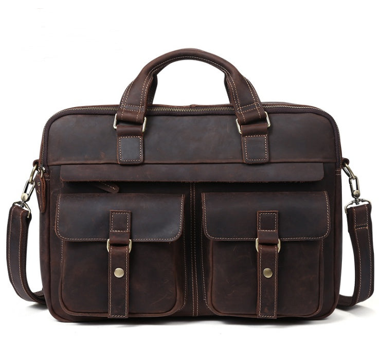 Cowhide Briefcase Bag