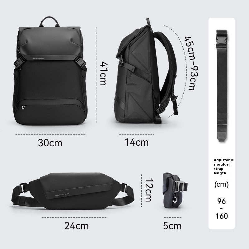 Travel Computer Backpack Detachable