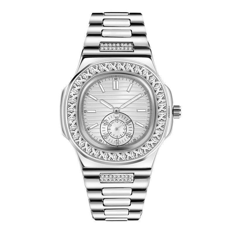 Alloy Diamond Watch