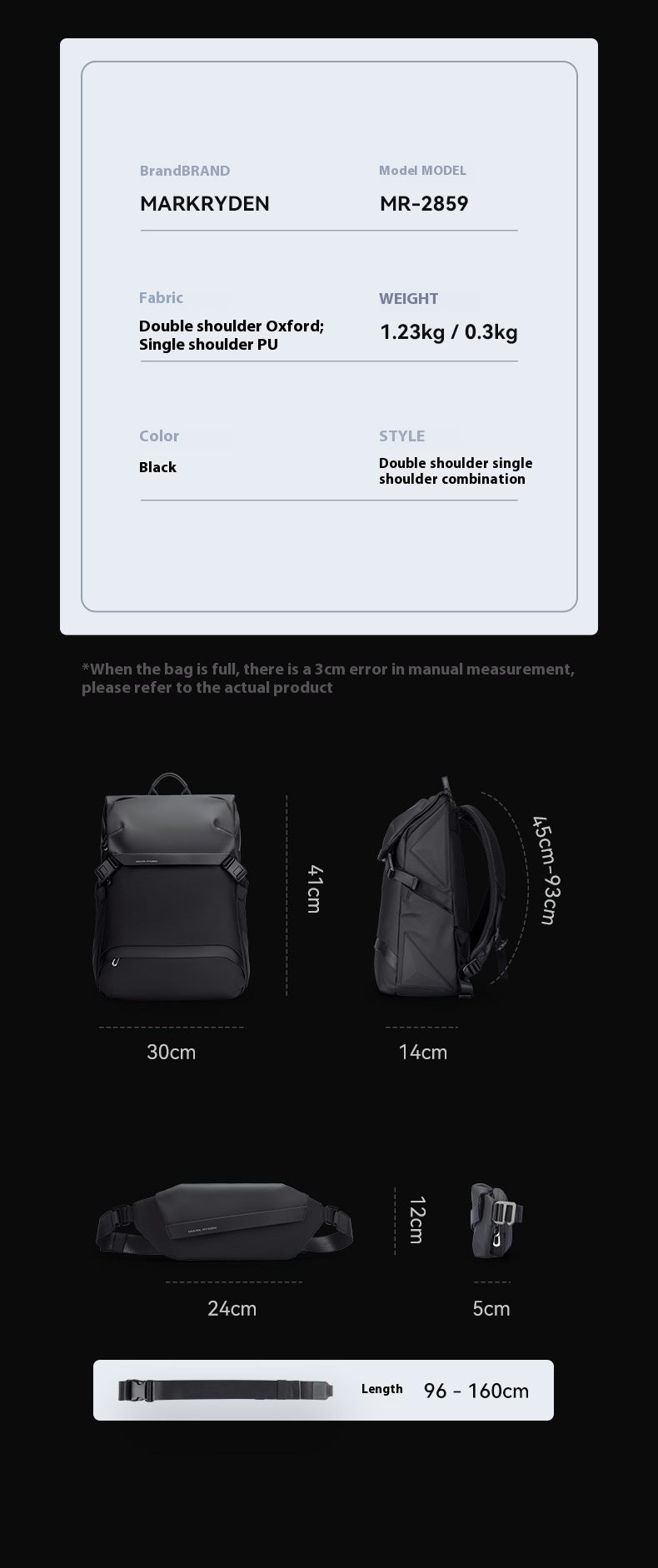 Travel Computer Backpack Detachable