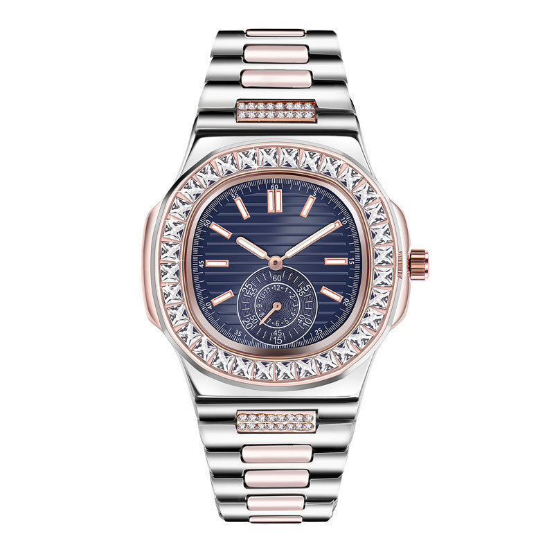 Alloy Diamond Watch