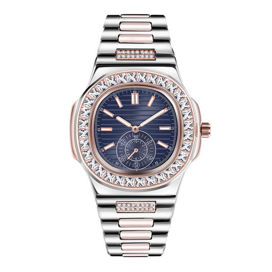 Alloy Diamond Watch