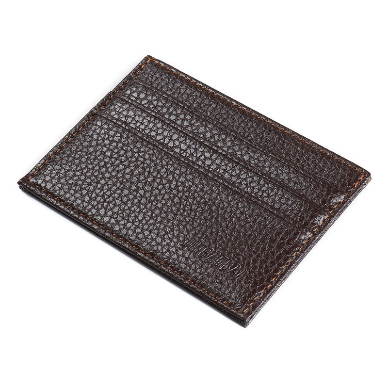 Super thin card holder men's small card holder