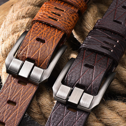 Versatile leather belt