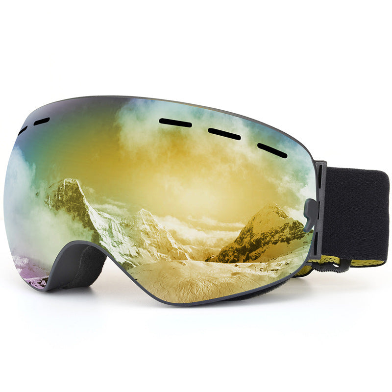 Spherical Mirror Ski Goggles