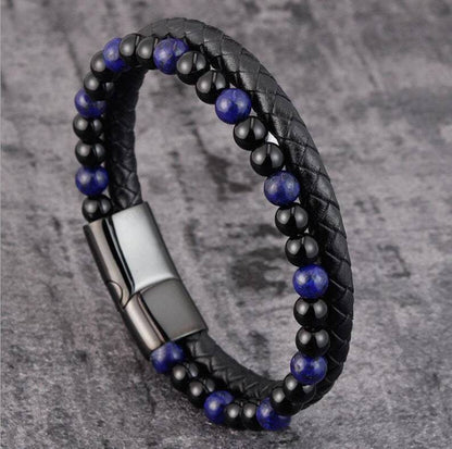 Volcanic Natural Stone Beaded Bracelet