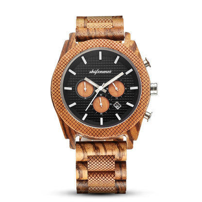 Six Hand Chronograph Calendar Watch