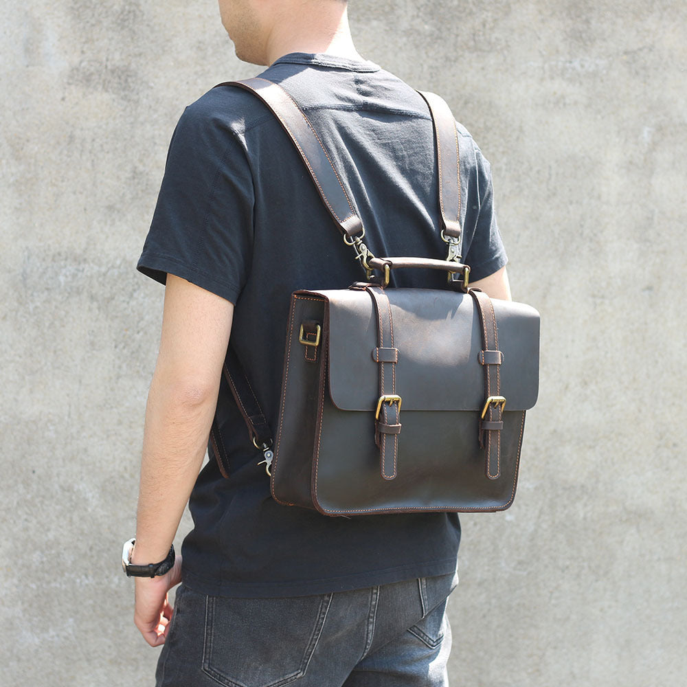 First Layer Cowhide Crossbody Bag