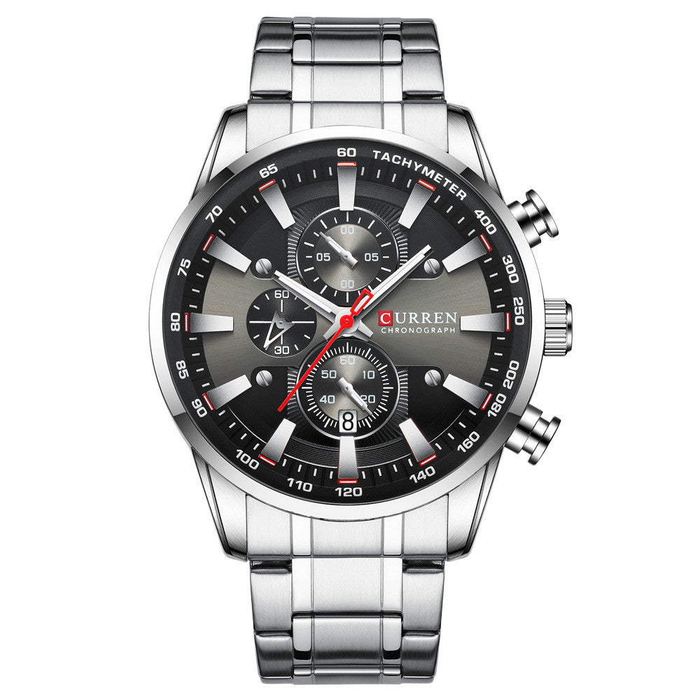 Waterproof Quartz Watch Six-Hand