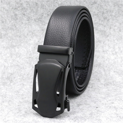 Microfiber Leather Ratchet Belt