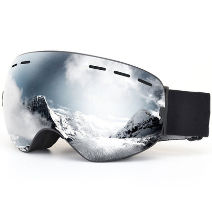 Spherical Mirror Ski Goggles