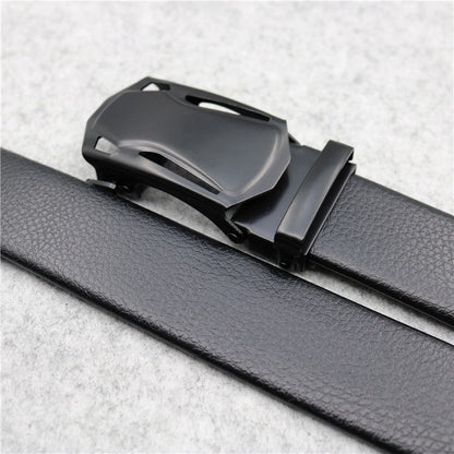 Microfiber Leather Ratchet Belt