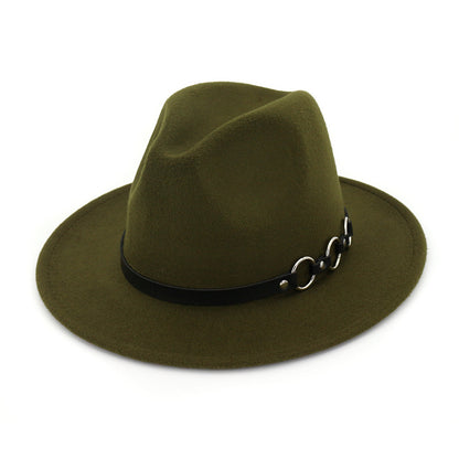 Woolen Gentleman Fedora Hat