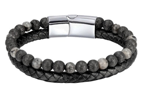 Volcanic Natural Stone Beaded Bracelet